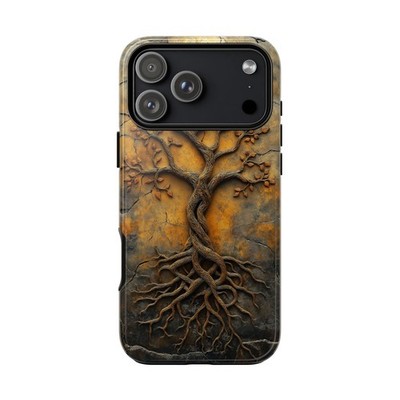 Tree of Life Rune Viking Stone | Tough Phone Case | iPhone, Galaxy, Pixel