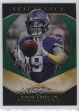 2020 Panini Prizm Brilliance Green Prizm Adam Thielen #16 0y6s