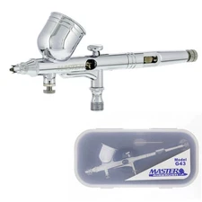 Master High Precision Dual-Action Gravity Feed Airbrush, 0.2 mm Tip, Bowl Cup