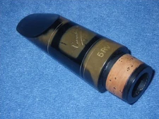 VANDOREN 5RV Bb SOPRANO CLARINET MOUTHPIECE - PRO LEVEL EBONITE - A+ CONDITION