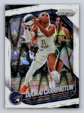 2025 Panini Prizm WNBA #9 DiJonai Carrington White Seismic Prizms