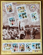 France - Le Siecle Au Fil Du Timbre 10 stamp sheet MNH - Events from 1927-1998