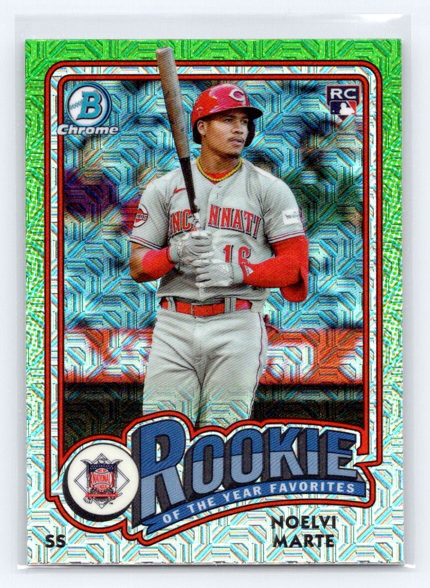 2024 Bowman Rookie of the Year Favorites Mojo Refractor #ROY-4 Noelvi Marte Reds