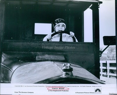 1973 Paper Moon Tatum O'Neal Paramount Pictures Comedy Actor Vintage Photo 8x10