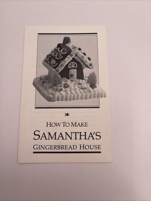 Instruction Book *PLEASANT Co American Girl SAMANTHA Christmas