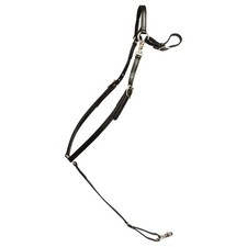 Taille cheval - PRÊT À L'EMPLOI - Collier poitrine noir ANGLAIS en bêta biothane