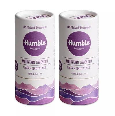 Humble Sensitive Skin Deodorant Mountain Lavender 2.65 oz ( pack of 2 )