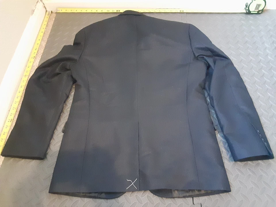 Structure Suit Mens 40 Regular Black Sports Blazer #S165 - Image 4 of 4
