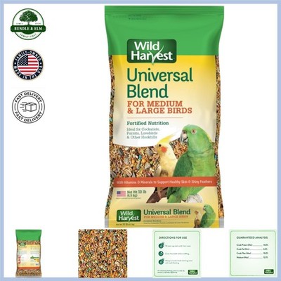Healthy Seed and Veggie Mix for Birds, Ideal for All Life Stages, 10 Pound Pack