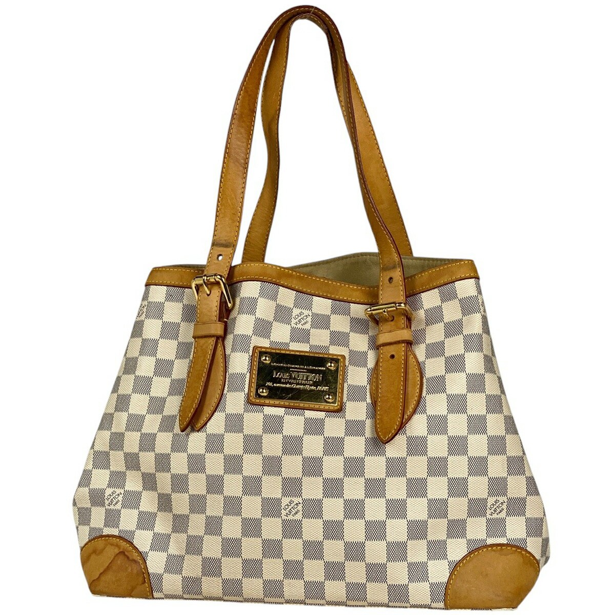 Louis Vuitton Hampstead MM Damier Zur White Shoulder Tote Bag N51206-image