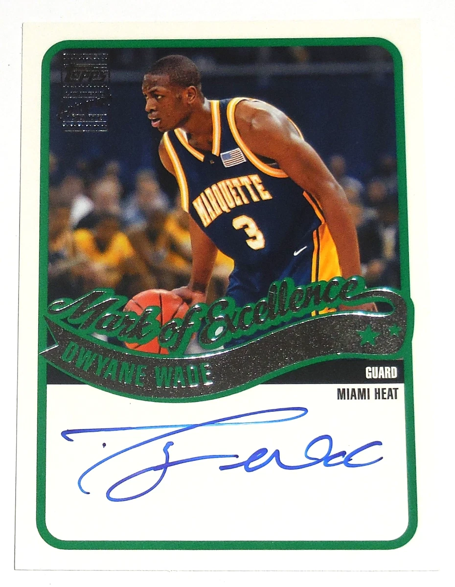 Topps Dwyane Wade Basketball Rookie Sports Trading Cards