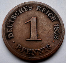 KAISERREICH - 1 PFENNIG  1896 G - VZ - ERHALTUNG!