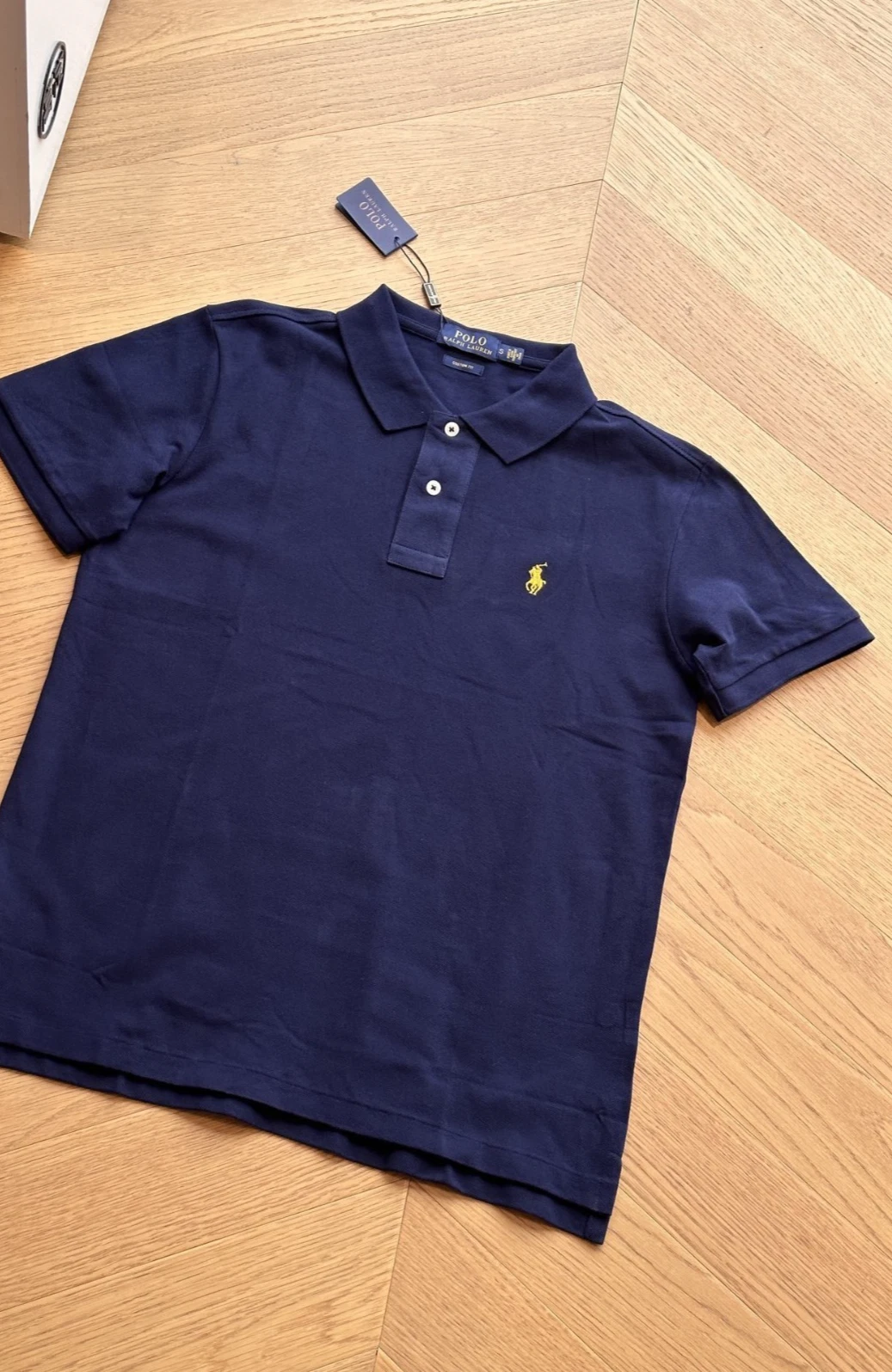 Ralph Lauren Men's Slim Fit Custom Polo Shirt, Blue Short Sleeve, Mesh Style, Br
Opens in a new wind
