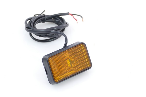 1 X Jokon LED Seitenmarkierungsleuchte Gelb Smlr 230 + RüCkstrahler Wie SMLR130-image