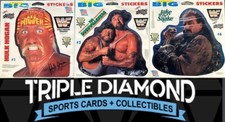 1991 Mello Smello Big Stickers Hulk Hogan/Bushwhackers/Jake The Snake Lot C892