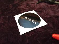 Minolta Sticker, Vintage Design 2.5in Die-Cut