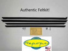 1978 1979 Dodge Magnum 2-door Coupe Door Window Felt Fuzzie Rubber Seal 4 Pc Kit
