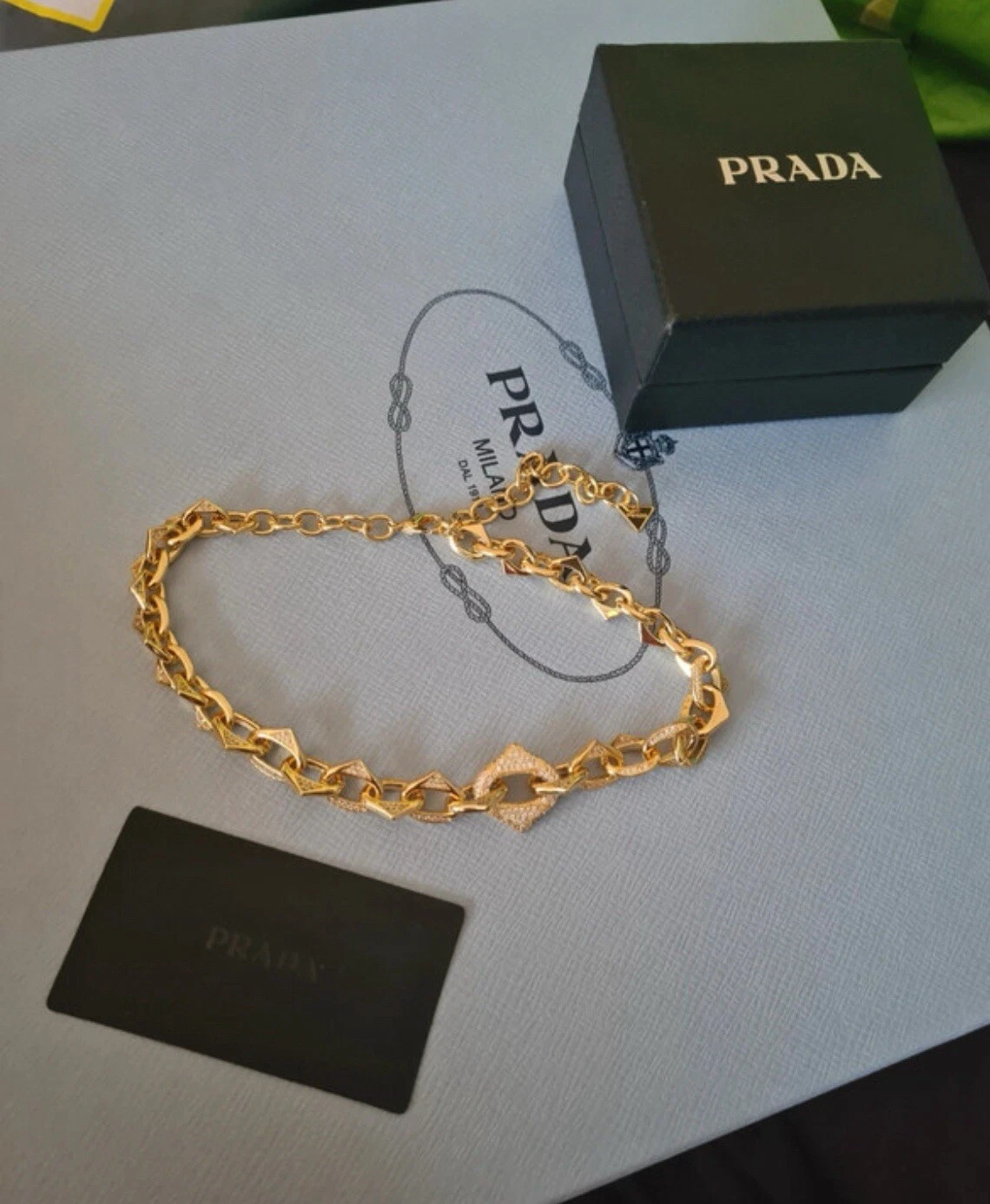 Collana Prada Oro E Diamanti