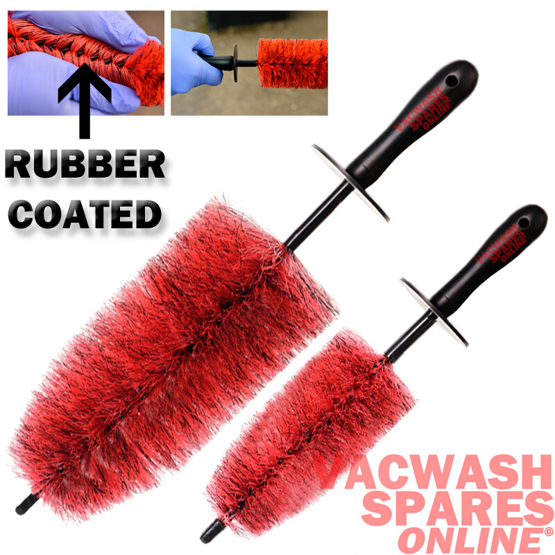 ULTIMATE WHEEL BRUSH TWIN SET XLONG ALLOY WHEEL CLEANING BRUSH LIKE