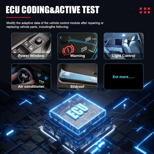 Escáner OBD2 para automóvil ANCEL DS600 todos los sistemas diagnóstico bidireccional codificación ECU TPMS - Imagen 5 de 11