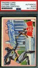 Yvonne Craig Psa Dna Coa Hand Signed 1966 Batman Card #17a A