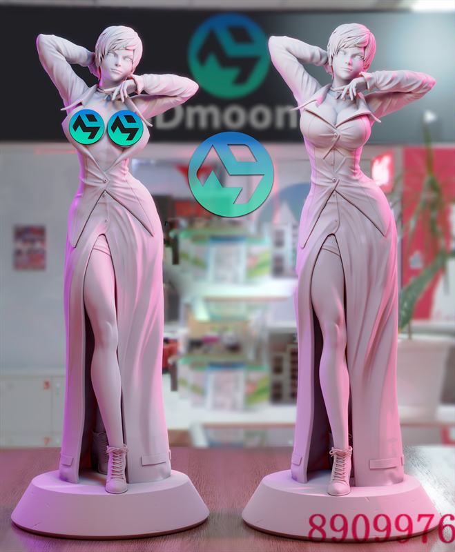 KOF Vice 3D Printing Figure Unpainted Model GK Blank Kit Sculpture