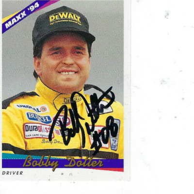 BOBBY DOTTER SIGNED 1994 MAXX RACING #169 - NASCAR | eBay