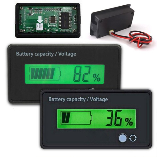 12V-72V LCD Anzeige Volt Monitor Batterie Kapazität Digital Voltmeter Spannung
