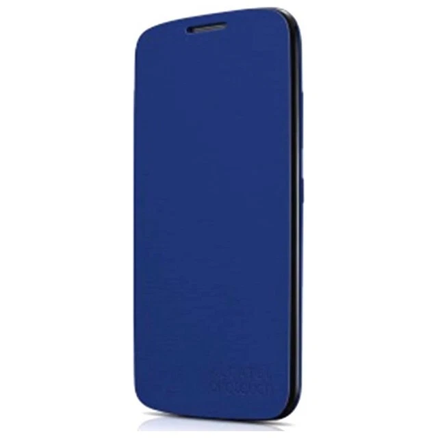 ALCATEL CUSTODIA FLIP COVER ORIGINALE BOOK CASE ONE TOUCH OT-S9 POP FASHION BLU - Immagine 3 di 4