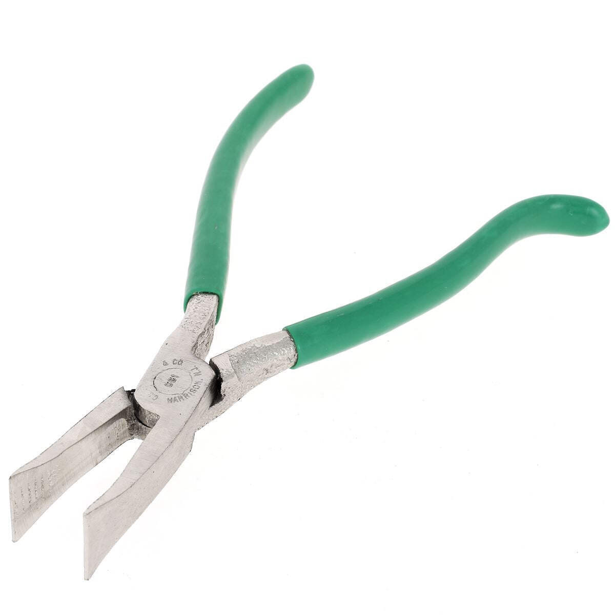 Pince à bec de canard Osborne DB1S outillage maroquinerie mâchoires lisses 21cm