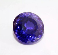 Blue Color Huge Natural 51.67 Ct Cambodian Zircon Round Cut Loose Gemstone