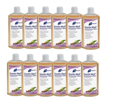 12 x Meditrade Gentle Med  Ölbad 500 ml Pflegebad Badeöl Duschöl Hautschutz