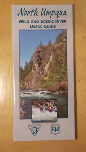 North Umpqua Wild & Scenic River Guide Map Oregon - Rafting Kayaking Fishing