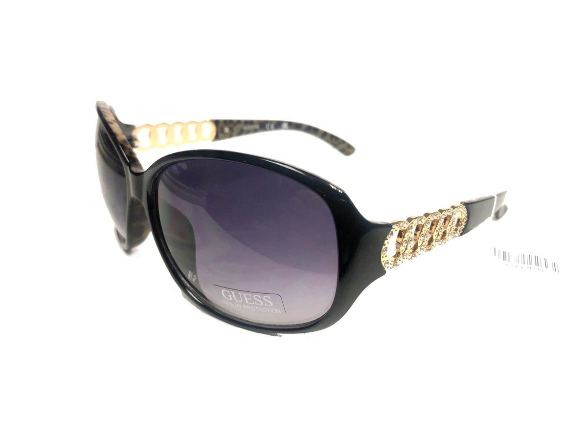 New GUESS GF0404 Black/Gray Womens Sunglasses