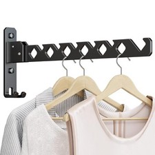 Wall Mounted Foldable Clothes Drying Rack