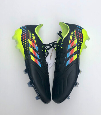 Adidas Copa Sense.2 FG Soccer Cleats Men's Size US 9.5 GX4134 Black Yellow Volt