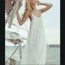 ALICE + OLIVIA Kelly Palm-Print T-Back Dress, Size 2, $598