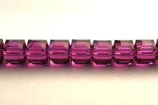 Swarovski Crystal Cubes 8mm 288 pc/FP Fuchsia 5601