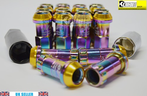 NEO CHROME R40 Extended Wheel nuts Steel 12x1.5 LONG fits Honda - Picture 9 of 10