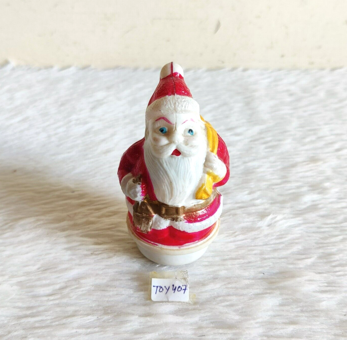 Vintage Original Celluloid Santa Claus Surprising Toy Japan Kids