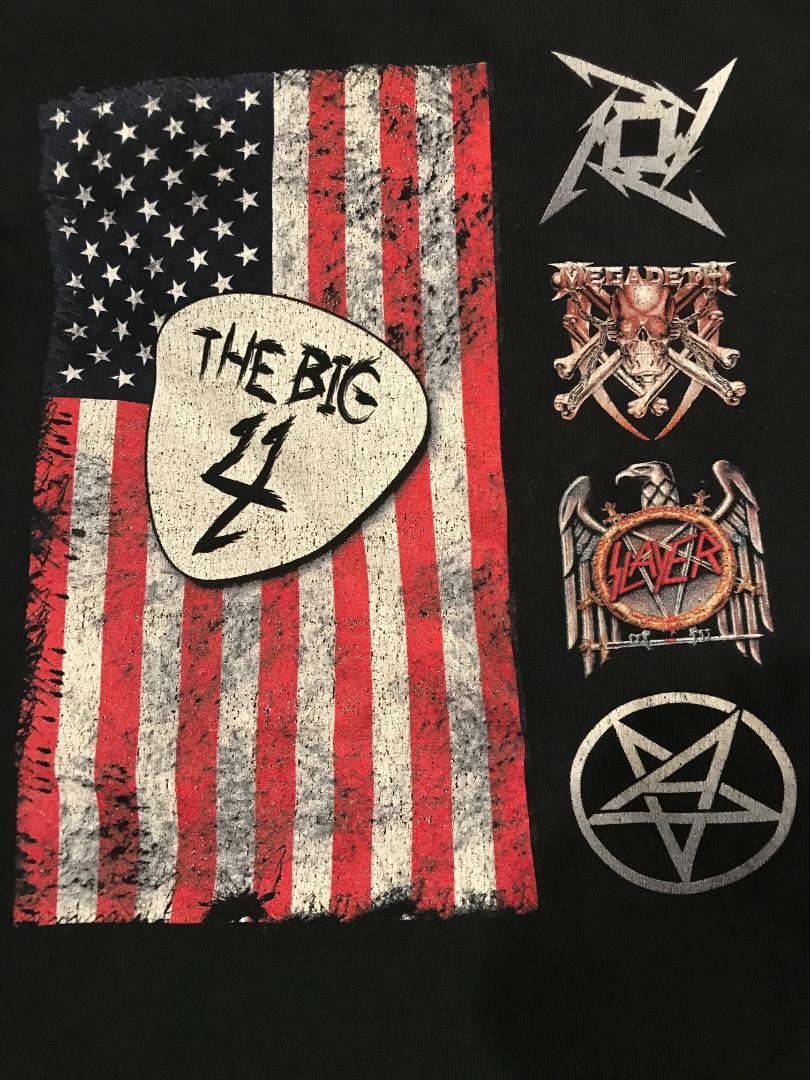 The Big 4 NYC Slayer Megadeth Anthrax Metallica Tour Shirt Size