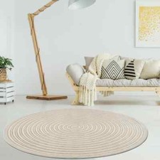 Circular Circle Round Rugs Anti-Slip Washable Area Rug Bedroom Hallway Floor Mat