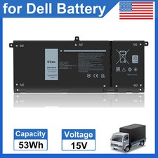 H5CKD Battery For Dell Inspiron 7300 7306 7500 2-in-1 Latitude 3410 3510 53Wh