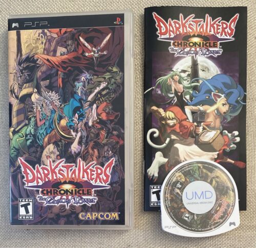 Darkstalkers Chronicle: The Chaos Tower - SONY PSP - TESTATO - VERSIONE USA - Foto 1 di 11