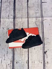 NWB NIKE baby Court Royale All Black Sneakers Size 2C