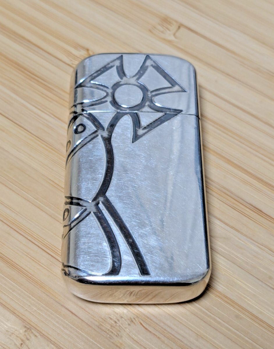 Vivienne Westwood Vintage Oil Lighter Orb Pattern Silver Color