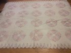 Antique 1930s Pastels Quilt with Dresden Plate Pattern  -  curved edges  64 x 80 — photo 1