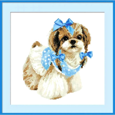Shih Tzu Cross Stitch Kit by Riolis