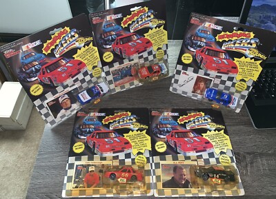 1991 RACING CHAMPIONS Roaring Racers LOT of 5: ELLIOTT/FOYT/YARBOROUGH/TRAMMELL