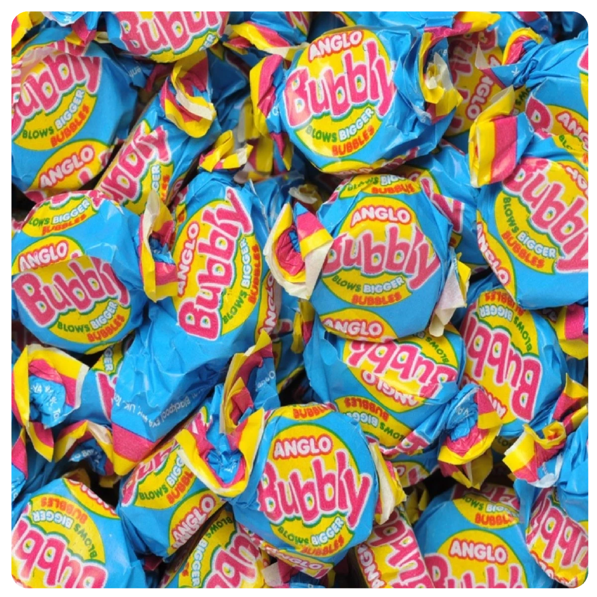 Pink bubble sale gum